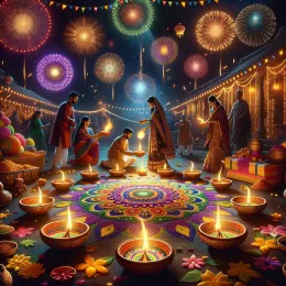 Greeting Card Celebrate Diwali 2023: Light, Joy, and New Beginnings