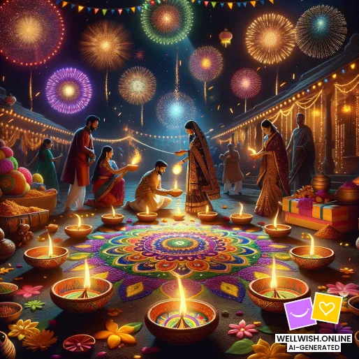 Celebrate Diwali 2023: Light, Joy, and New Beginnings Greeting Card Celebrate Diwali 2023: Light, Joy, and New Beginnings
