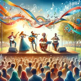 Greeting Card Celebrate World Music Day: Harmony, Inspiration, Connection