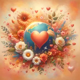 Greeting Card Warmth and Inspiration: Heartfelt Wishes for Love and Harmony