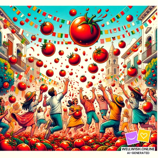 Celebrate Togetherness and Joy at Spain’s La Tomatina Festival Greeting Card Celebrate Togetherness and Joy at Spain’s La Tomatina Festival