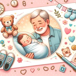 Greeting Card Welcoming a New Grandchild: Celebrating Joyful Moments and Boundless Love