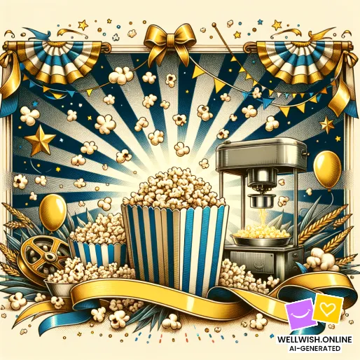 Celebrate National Popcorn Day with Fun and Cheer! Greeting Card Celebrate National Popcorn Day with Fun and Cheer!