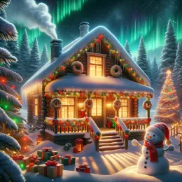 Navidad Mágica: Alegría, Amor y Nuevos Sueños Inspiradores Greeting Card Navidad Mágica: Alegría, Amor y Nuevos Sueños Inspiradores