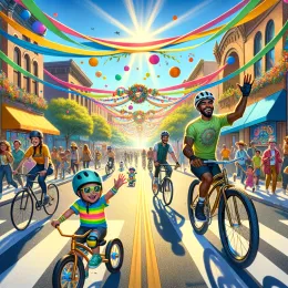 Greeting Card Celebrate Cyclist’s Day: Embrace Freedom and Adventure