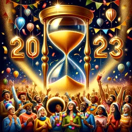 Greeting Card “Embrace the New Year: Hope, Joy, and New Beginnings”