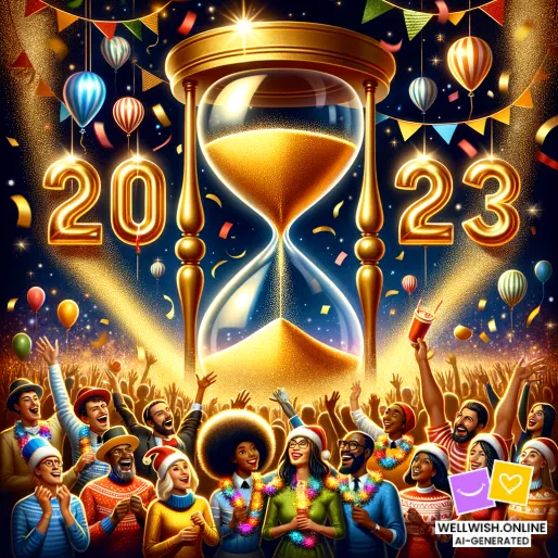 Greeting Card “Embrace the New Year: Hope, Joy, and New Beginnings”