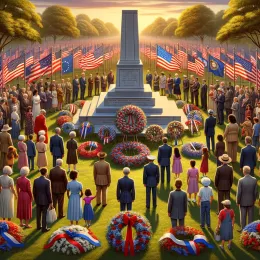 Greeting Card Honor Courage and Sacrifice: Reflect on Memorial Day