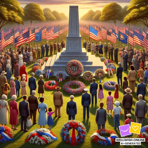 Greeting Card Honor Courage and Sacrifice: Reflect on Memorial Day