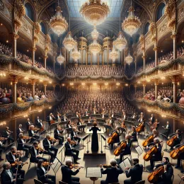 Greeting Card New Year Symphony: Embrace Joy and Inspiration Ahead