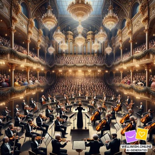 Greeting Card New Year Symphony: Embrace Joy and Inspiration Ahead