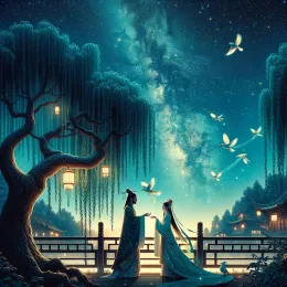 Greeting Card Celebrate Qixi: Love’s Inspiration and Celestial Connections