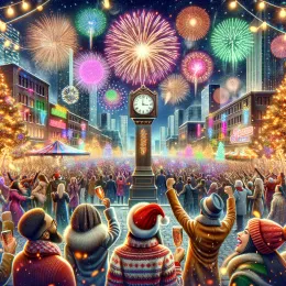 Greeting Card New Year Wishes: Embrace Adventure and Cherished Memories