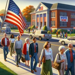 Открытка Формируйте будущее: отпразднуйте свой голос в день выборов