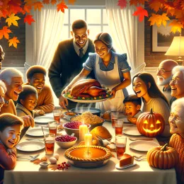 Greeting Card Thanksgiving Joy: Celebrate Gratitude and Togetherness