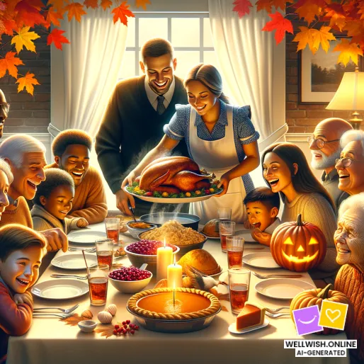 Greeting Card Thanksgiving Joy: Celebrate Gratitude and Togetherness