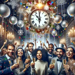 Листівка Відкрийте новорічні пригоди: розфарбуйте свої дні радістю