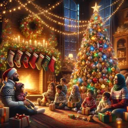 Greeting Card Christmas Day: Embrace Love, Joy, and New Adventures