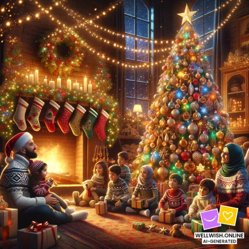 Greeting Card Christmas Day: Embrace Love, Joy, and New Adventures