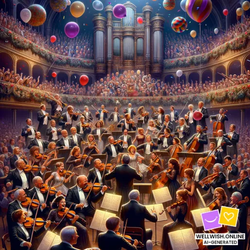 Greeting Card Vienna Philharmonic New Year’s Concert: Embrace Joy & Harmony