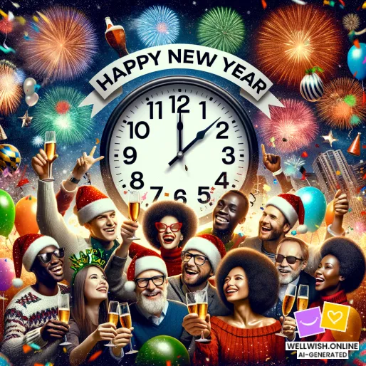 Greeting Card New Year Reflections: Hope, Joy, and New Opportunities