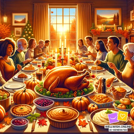 Greeting Card Thanksgiving Blessings: Friendship, Gratitude, and Joy