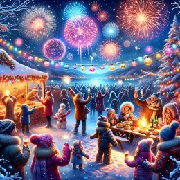 Greeting Card New Year Reflections: Ignite Your Spirit and Embrace Adventure