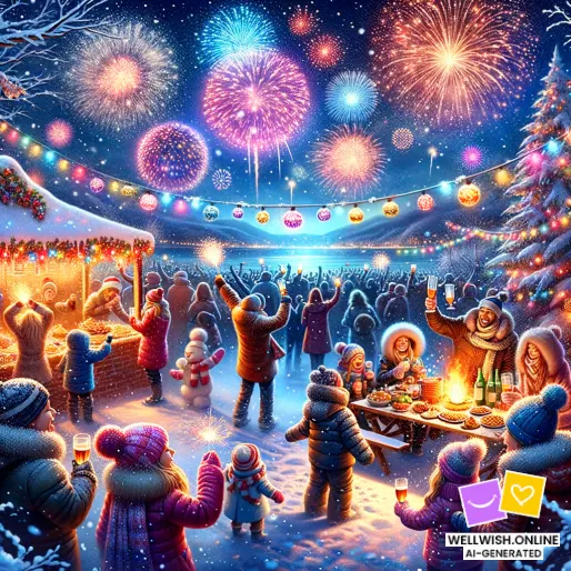 Листівка Новорічні Роздуми: Запали Свій Дух і Прийми Пригоди