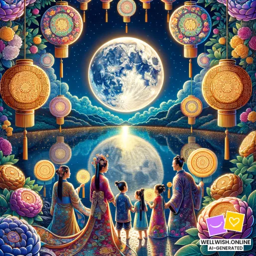 Greeting Card Mid-Autumn Festival: Celebrate with Joy and Reflection