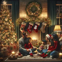 Greeting Card Encantador Día de Navidad: Alegría, Calidez y Recuerdos Apreciados