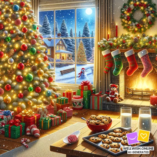 Greeting Card Heartfelt Christmas Wishes: Embrace Warmth and Joy