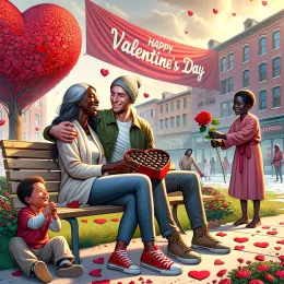 Greeting Card Find Love and Joy in Every Heartbeat This Valentine’s Day