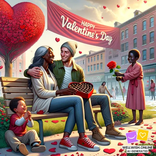 Greeting Card Find Love and Joy in Every Heartbeat This Valentine’s Day