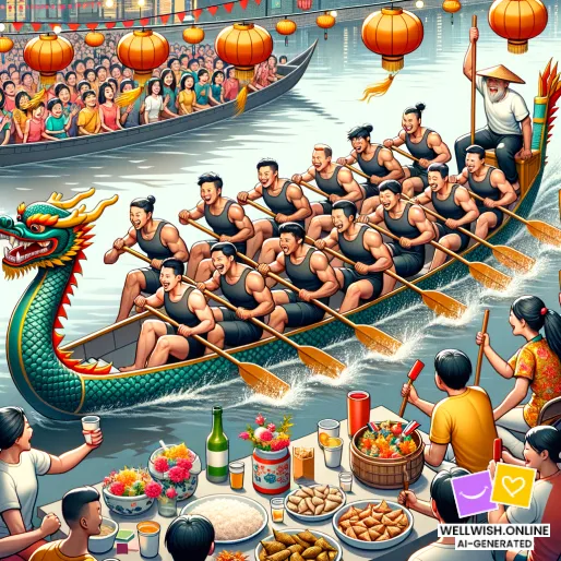 Greeting Card Celebrate the Dragon Boat Festival: Joy, Unity, and Tradition