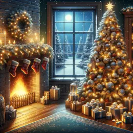 Greeting Card Warmth and Wonder: Embrace the Magic of Christmas Day