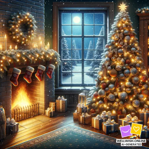 Greeting Card Warmth and Wonder: Embrace the Magic of Christmas Day