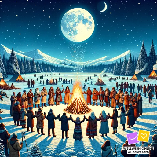 Greeting Card “Embrace Renewal and Joy This Winter Solstice”