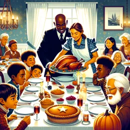 Greeting Card Thanksgiving Reflections: Cherishing Friendship and Gratitude