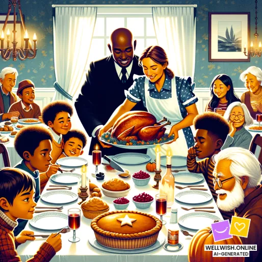 Greeting Card Thanksgiving Reflections: Cherishing Friendship and Gratitude