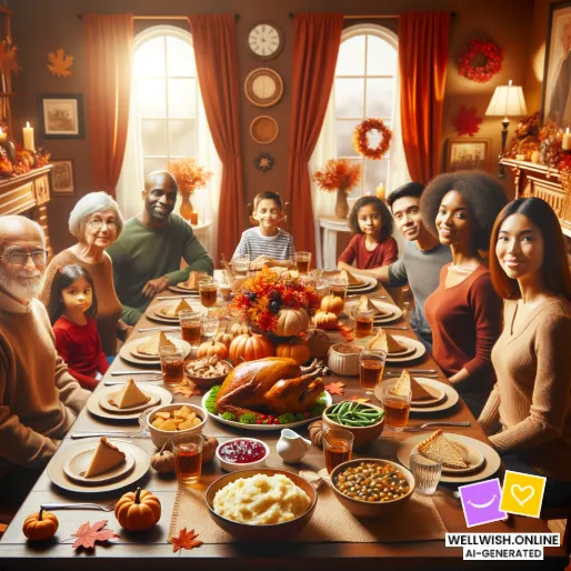 Greeting Card Thanksgiving Joy: Celebrating Love and Gratitude Together