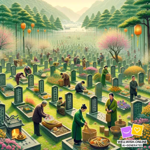 Greeting Card Qingming Festival: Embrace Peace, Reflection, and Renewal