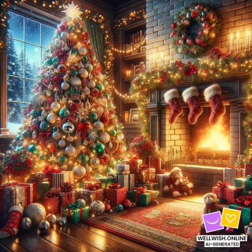 Greeting Card Christmas Day: Embrace Joy, Love, and Winter Magic