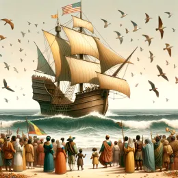 Greeting Card Traza tu Rumbo: Abraza las Aventuras de la Vida con Valentía