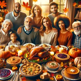 Greeting Card Thanksgiving Wishes: Gratitude, Love, and Joyful Togetherness