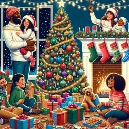 Greeting Card Discover Christmas Joy: Embrace Love, Laughter, and Peace