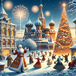 Greeting Card New Year Magic: Embrace New Beginnings and Adventures