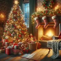 Greeting Card Heartwarming Christmas Wishes for Joy and Connection