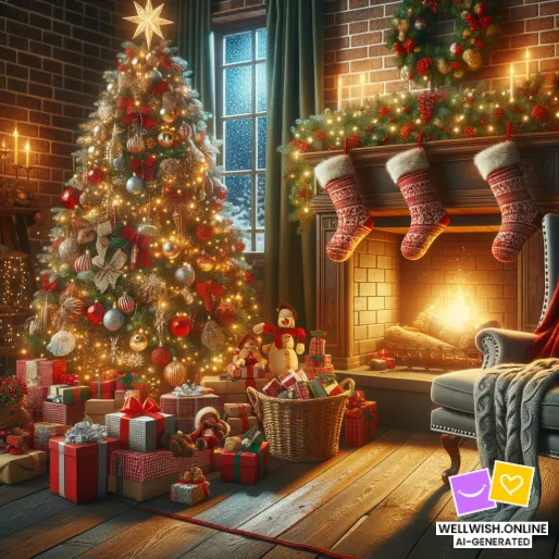 Greeting Card Heartwarming Christmas Wishes for Joy and Connection