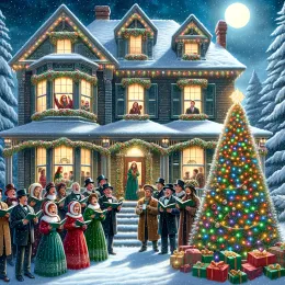 Greeting Card Christmas Day Magic: Joy, Peace, and Cherished Memories