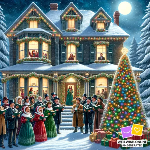 Greeting Card Christmas Day Magic: Joy, Peace, and Cherished Memories